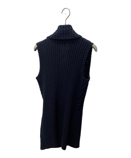 RALPH LAUREN（ラルフローレン）RALPH LAUREN (ラルフローレン) ケーブルニットベスト ブラック サイズ:XXSの古着・服飾アイテム