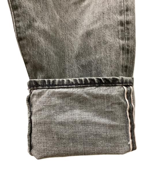 UNION（ユニオン）UNION (ユニオン) ORIGINAL CRUSHED DENIM JEANS グレー サイズ:Mの古着・服飾アイテム