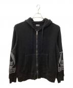 DIESELディーゼル）の古着「S-GIMAFFLE-HOOD-ZIP」｜ブラック