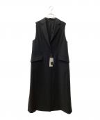 DRESSTERIORドレステリア）の古着「テーラードロングジレ」｜ブラック