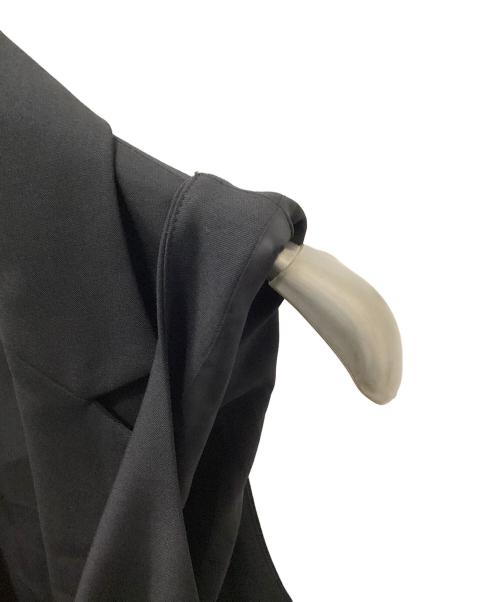 DRESSTERIOR（ドレステリア）DRESSTERIOR (ドレステリア) テーラードロングジレ ブラック サイズ:38の古着・服飾アイテム