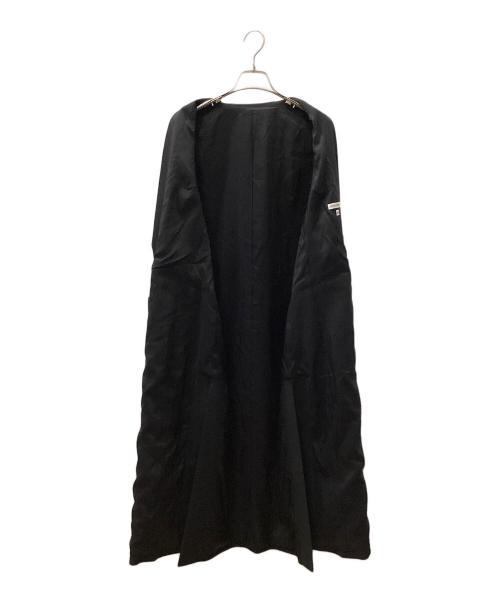 DRESSTERIOR（ドレステリア）DRESSTERIOR (ドレステリア) テーラードロングジレ ブラック サイズ:38の古着・服飾アイテム