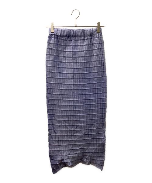MAISON SPECIAL（メゾンスペシャル）MAISON SPECIAL (メゾンスペシャル) Box Pleated Skirt ブルー サイズ:FREEの古着・服飾アイテム