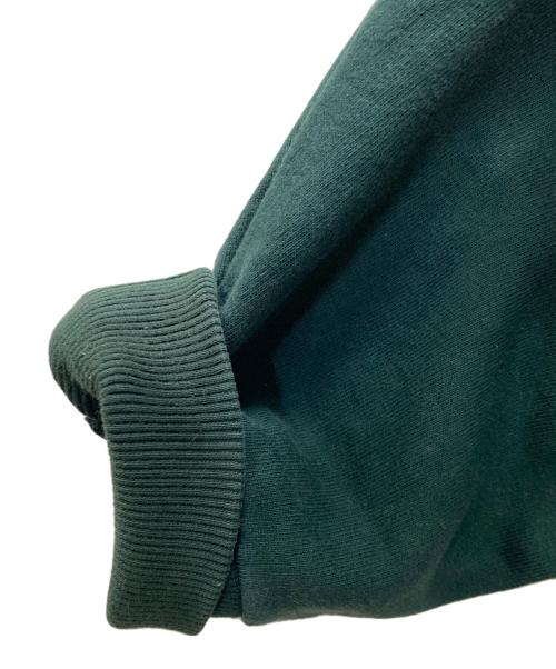 KEBOZ（ケボズ）KEBOZ (ケボズ) 刺繍ロゴスウェット グリーン サイズ:XLの古着・服飾アイテム