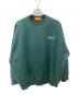 KEBOZ（ケボズ）の古着「刺繍ロゴスウェット」｜グリーン