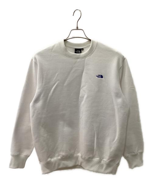 THE NORTH FACE（ザ ノース フェイス）THE NORTH FACE (ザ ノース フェイス) スモールロゴヘザースウェットクルー ホワイト サイズ:Mの古着・服飾アイテム
