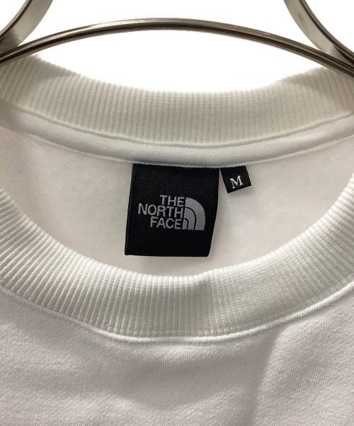 THE NORTH FACE（ザ ノース フェイス）THE NORTH FACE (ザ ノース フェイス) スモールロゴヘザースウェットクルー ホワイト サイズ:Mの古着・服飾アイテム