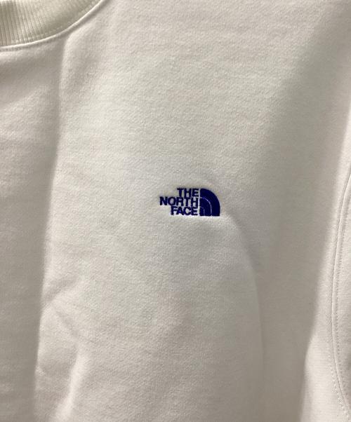 THE NORTH FACE（ザ ノース フェイス）THE NORTH FACE (ザ ノース フェイス) スモールロゴヘザースウェットクルー ホワイト サイズ:Mの古着・服飾アイテム