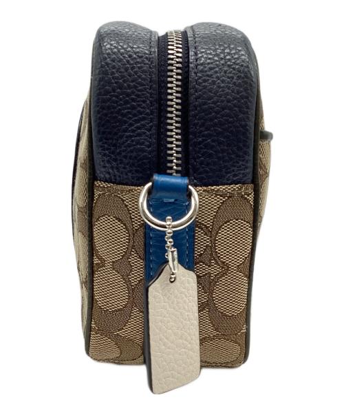 COACH（コーチ）COACH (コーチ) ジャガードショルダーバッグ ベージュの古着・服飾アイテム