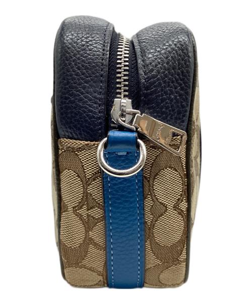 COACH（コーチ）COACH (コーチ) ジャガードショルダーバッグ ベージュの古着・服飾アイテム