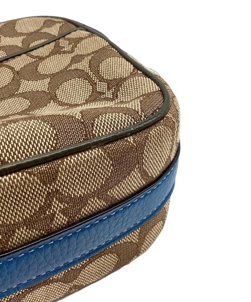 COACH（コーチ）COACH (コーチ) ジャガードショルダーバッグ ベージュの古着・服飾アイテム