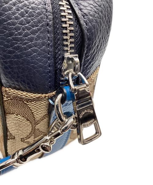 COACH（コーチ）COACH (コーチ) ジャガードショルダーバッグ ベージュの古着・服飾アイテム