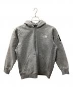 THE NORTH FACEザ ノース フェイス）の古着「SQUARE LOGO FULL ZIP」｜グレー