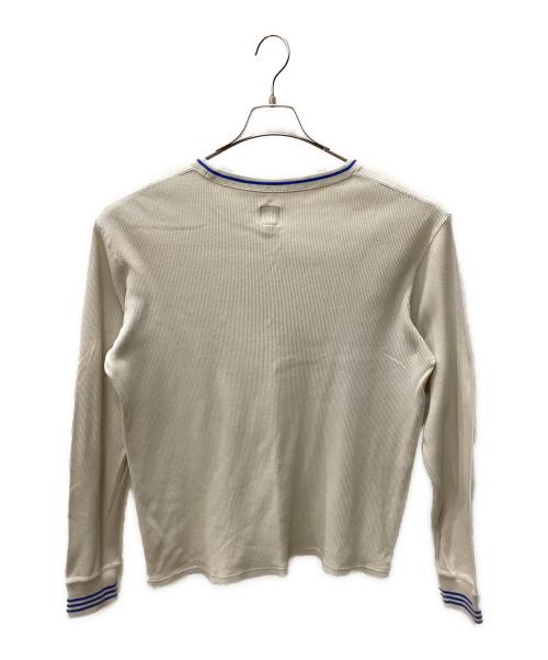 adidas（アディダス）adidas (アディダス) 00's サーマルカットソー ベージュ サイズ:Oの古着・服飾アイテム
