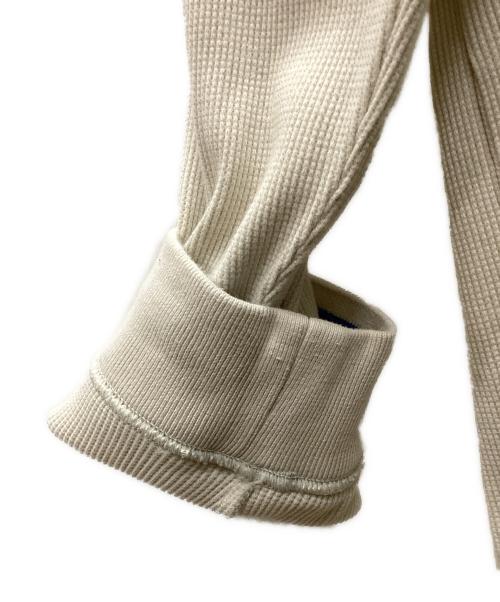 adidas（アディダス）adidas (アディダス) 00's サーマルカットソー ベージュ サイズ:Oの古着・服飾アイテム