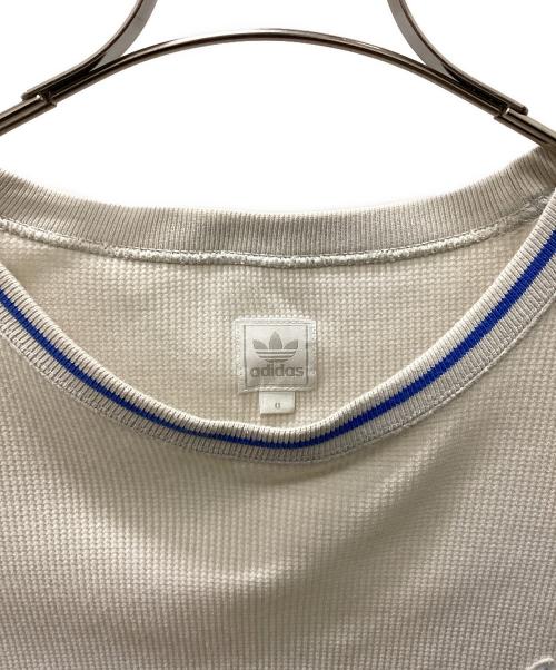 adidas（アディダス）adidas (アディダス) 00's サーマルカットソー ベージュ サイズ:Oの古着・服飾アイテム