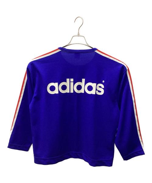 adidas（アディダス）adidas (アディダス) 80-90's OLDスポーツメッシュシャツ ブルー サイズ:M-Lの古着・服飾アイテム