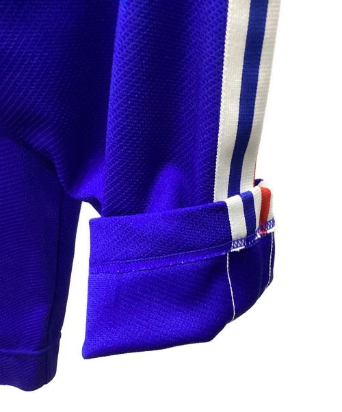 adidas（アディダス）adidas (アディダス) 80-90's OLDスポーツメッシュシャツ ブルー サイズ:M-Lの古着・服飾アイテム