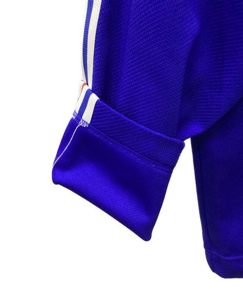 adidas（アディダス）adidas (アディダス) 80-90's OLDスポーツメッシュシャツ ブルー サイズ:M-Lの古着・服飾アイテム