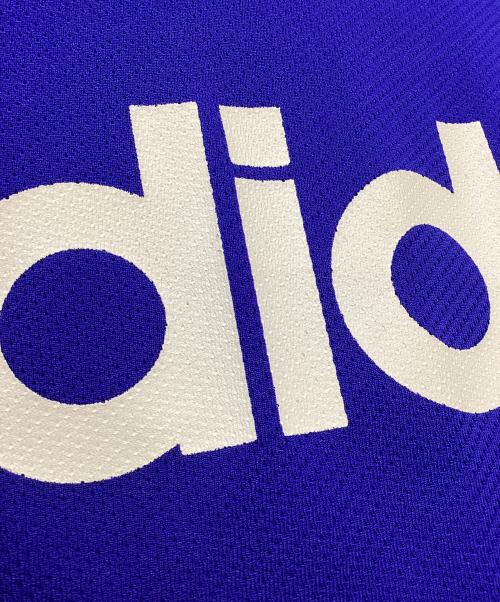 adidas（アディダス）adidas (アディダス) 80-90's OLDスポーツメッシュシャツ ブルー サイズ:M-Lの古着・服飾アイテム