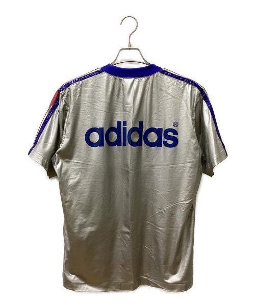 adidas（アディダス）adidas (アディダス) 90's トリコロールピステ シルバー サイズ:M-Lの古着・服飾アイテム