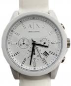 ARMANI EXCHANGEアルマーニ エクスチェンジ）の古着「腕時計」｜ホワイト