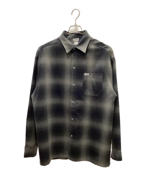 CalTop（キャルトップ）CalTop (キャルトップ) 90's オンブレチェックシャツ グレー×ブラック サイズ:表記なしの古着・服飾アイテム