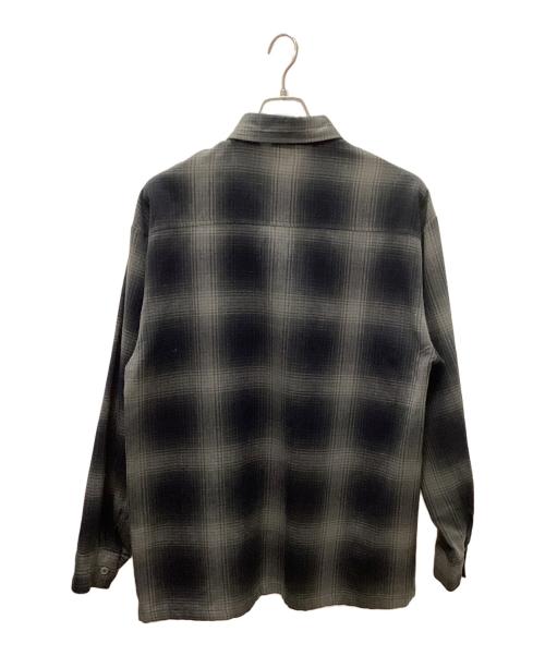 CalTop（キャルトップ）CalTop (キャルトップ) 90's オンブレチェックシャツ グレー×ブラック サイズ:表記なしの古着・服飾アイテム