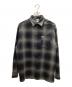 CalTop（キャルトップ）の古着「90's オンブレチェックシャツ」｜グレー×ブラック