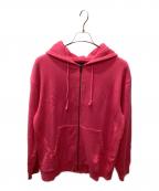 stussyステューシー）の古着「90's フルジップパーカー」｜ショッキングピンク