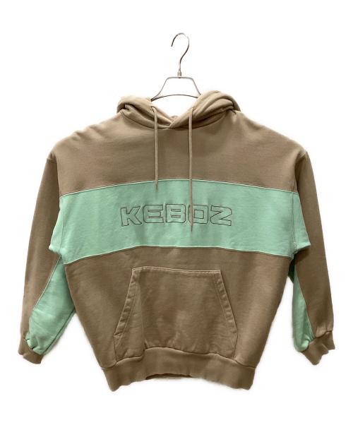 KEBOZ（ケボズ）KEBOZ (ケボズ) KEBOZ パーカー ベージュ サイズ:SMALLの古着・服飾アイテム