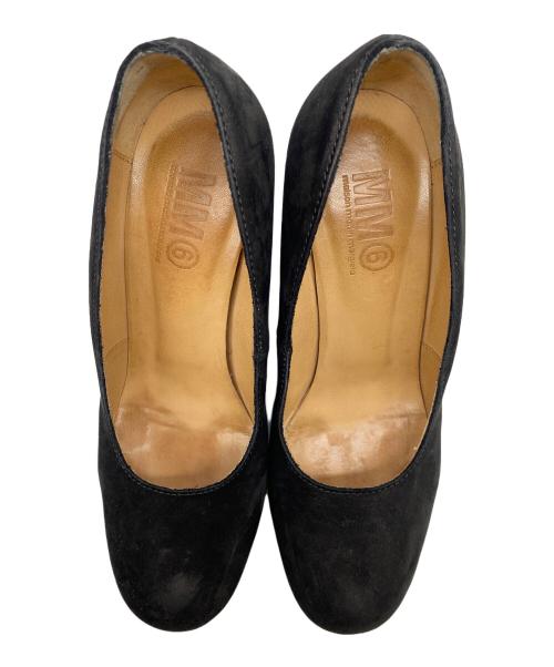 MM6 Maison Margiela（エムエムシックスメゾンマルジェラ）MM6 Maison Margiela (エムエムシックスメゾンマルジェラ) ハイヒールパンプス ブラック サイズ:23.5cmの古着・服飾アイテム