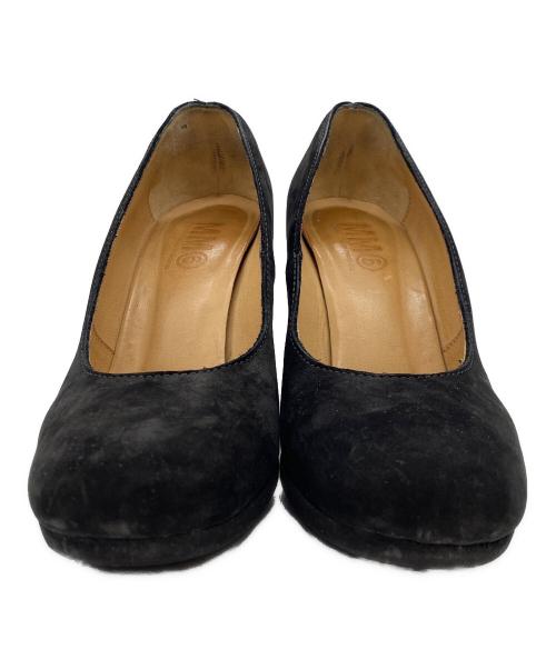 MM6 Maison Margiela（エムエムシックスメゾンマルジェラ）MM6 Maison Margiela (エムエムシックスメゾンマルジェラ) ハイヒールパンプス ブラック サイズ:23.5cmの古着・服飾アイテム