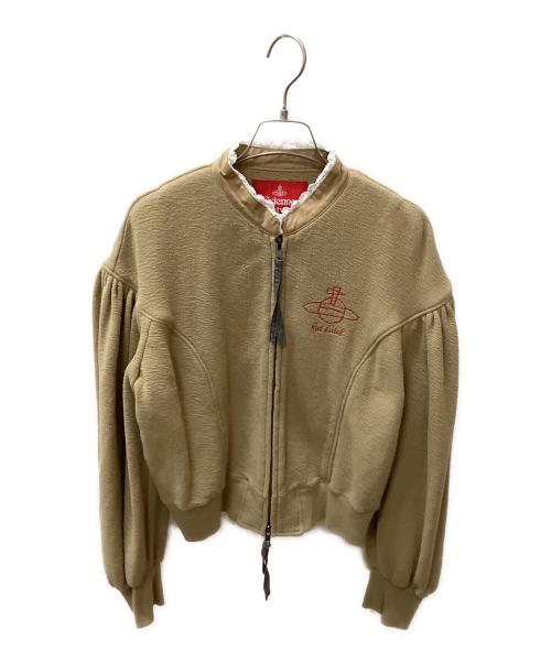 Vivienne Westwood RED LABEL（ヴィヴィアンウエストウッドレッドレーベル）Vivienne Westwood RED LABEL (ヴィヴィアンウエストウッドレッドレーベル) ギャザースリーブブルゾン カーキ サイズ:00の古着・服飾アイテム