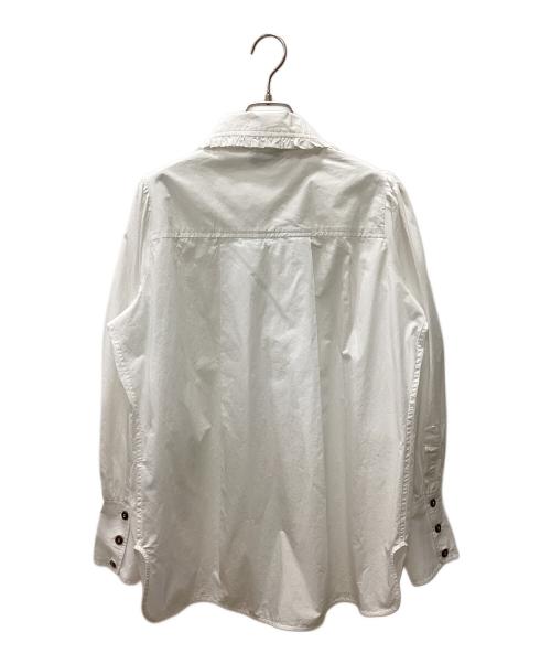 GANNI（ガニー）GANNI (ガニー) 長袖シャツ ホワイト サイズ:36の古着・服飾アイテム