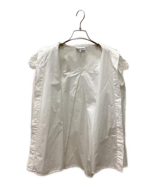 GANNI（ガニー）GANNI (ガニー) 長袖シャツ ホワイト サイズ:36の古着・服飾アイテム