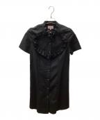 Vivienne Westwood RED LABELヴィヴィアンウエストウッドレッドレーベル）の古着「半袖ワンピース」｜ブラック