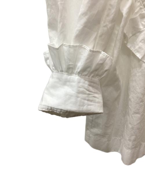 Vivienne Westwood RED LABEL（ヴィヴィアンウエストウッドレッドレーベル）Vivienne Westwood RED LABEL (ヴィヴィアンウエストウッドレッドレーベル) コットンローンラブフリルシャツ ホワイト サイズ:00の古着・服飾アイテム