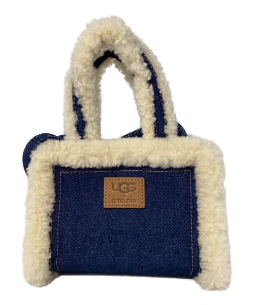 UGG（アグ）UGG (アグ) Telfar (テルファー) 2WAYショルダーバッグ インディゴ×ベージュの古着・服飾アイテム