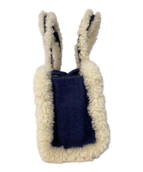 UGG（アグ）UGG (アグ) Telfar (テルファー) 2WAYショルダーバッグ インディゴ×ベージュの古着・服飾アイテム