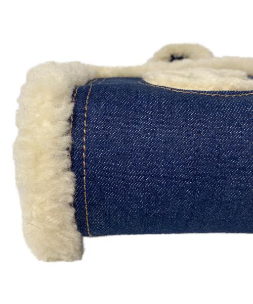 UGG（アグ）UGG (アグ) Telfar (テルファー) 2WAYショルダーバッグ インディゴ×ベージュの古着・服飾アイテム