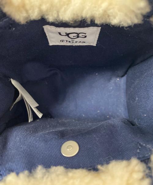 UGG（アグ）UGG (アグ) Telfar (テルファー) 2WAYショルダーバッグ インディゴ×ベージュの古着・服飾アイテム