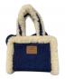 UGG (アグ) Telfar (テルファー) 2WAYショルダーバッグ インディゴ×ベージュ：20000円