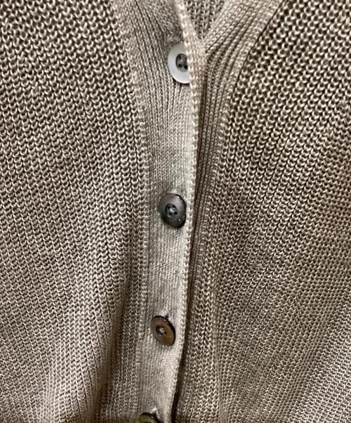 1er Arrondissement（プルミエ アロンディスモン）1er Arrondissement (プルミエ アロンディスモン) 薄手カーディガン グレー サイズ:記載なしの古着・服飾アイテム