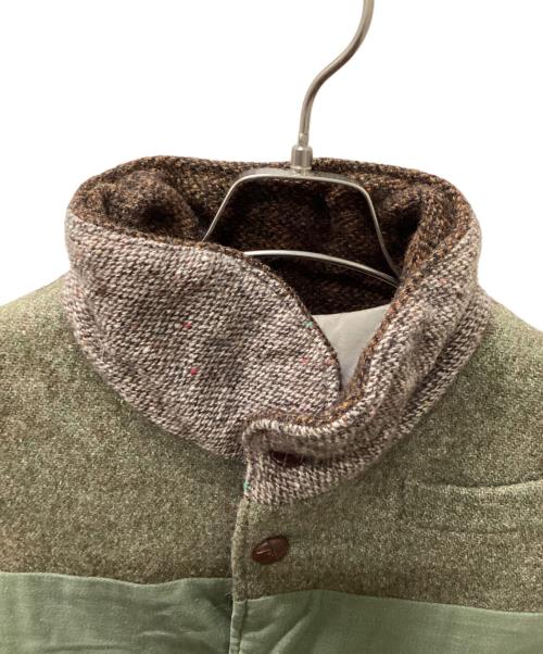 Thinsulate（シンサレート）Thinsulate (シンサレート) masterkey (マスターキー) 再構築中綿ベスト カーキ サイズ:1の古着・服飾アイテム