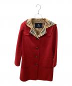 BURBERRY LONDONバーバリーロンドン）の古着「カシミヤ混コート」｜レッド