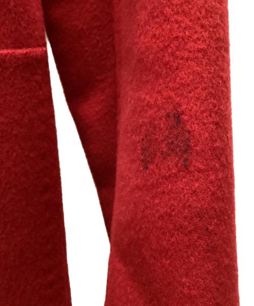 BURBERRY LONDON（バーバリーロンドン）BURBERRY LONDON (バーバリーロンドン) カシミヤ混コート レッド サイズ:40の古着・服飾アイテム