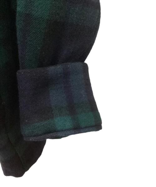 S2W8（サウスツーウエストエイト）S2W8 (サウスツーウエストエイト) 旧タグ 6ポケットチェックネルシャツ グリーン サイズ:Ｍの古着・服飾アイテム