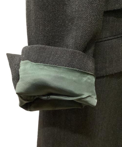 HERMES（エルメス）HERMES (エルメス) ステンカラーコート グレー サイズ:52の古着・服飾アイテム