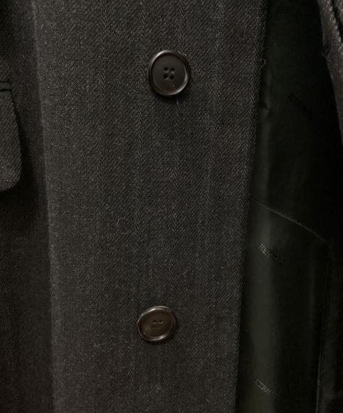 HERMES（エルメス）HERMES (エルメス) ステンカラーコート グレー サイズ:52の古着・服飾アイテム